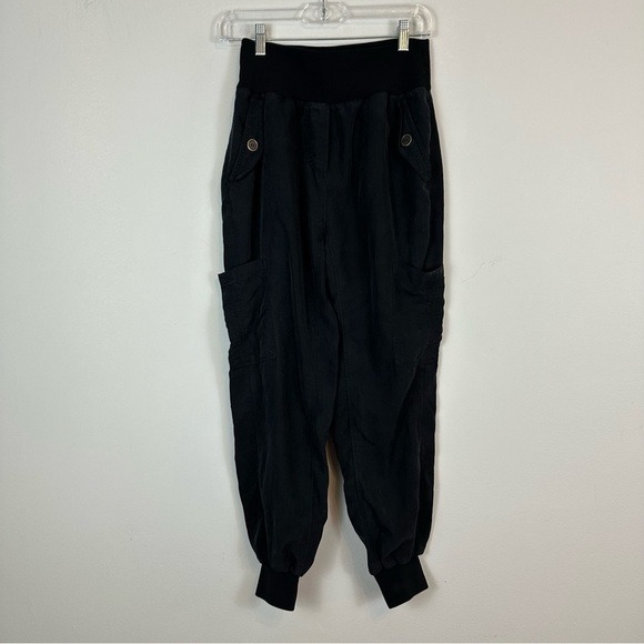 Maeve Anthropologie | Black Jogger Pants Size XS Women's - Picture 2 of 7